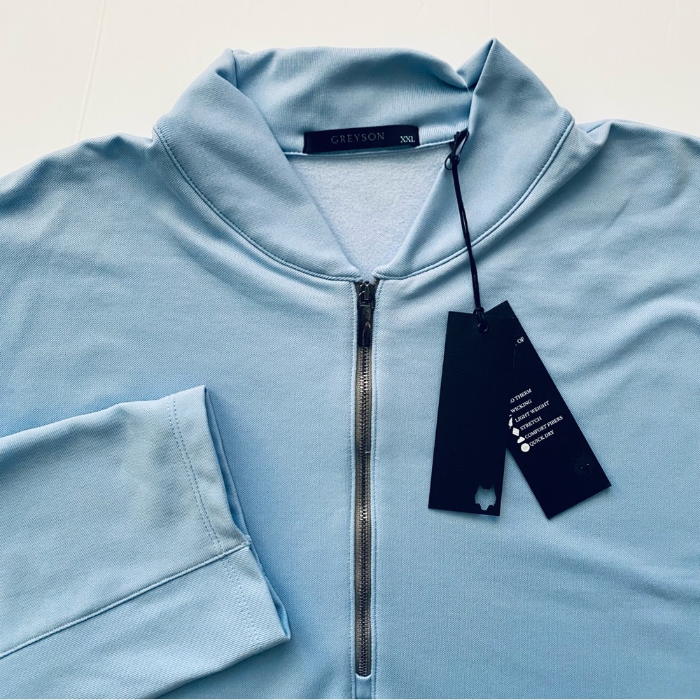 Greyson Siasconset Quarter Zip XXL Wolf